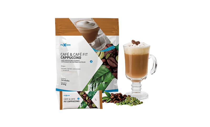 Envase CAFÉ & CAFÉ FIT CAPPUCCINO FuXion